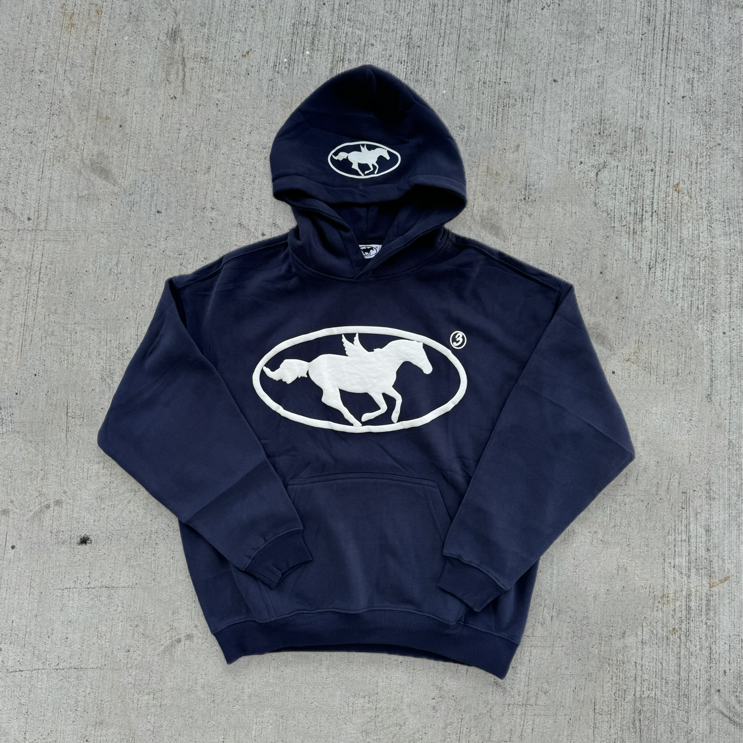 'NAVY BLUE' HORSEPOWER HOODIE