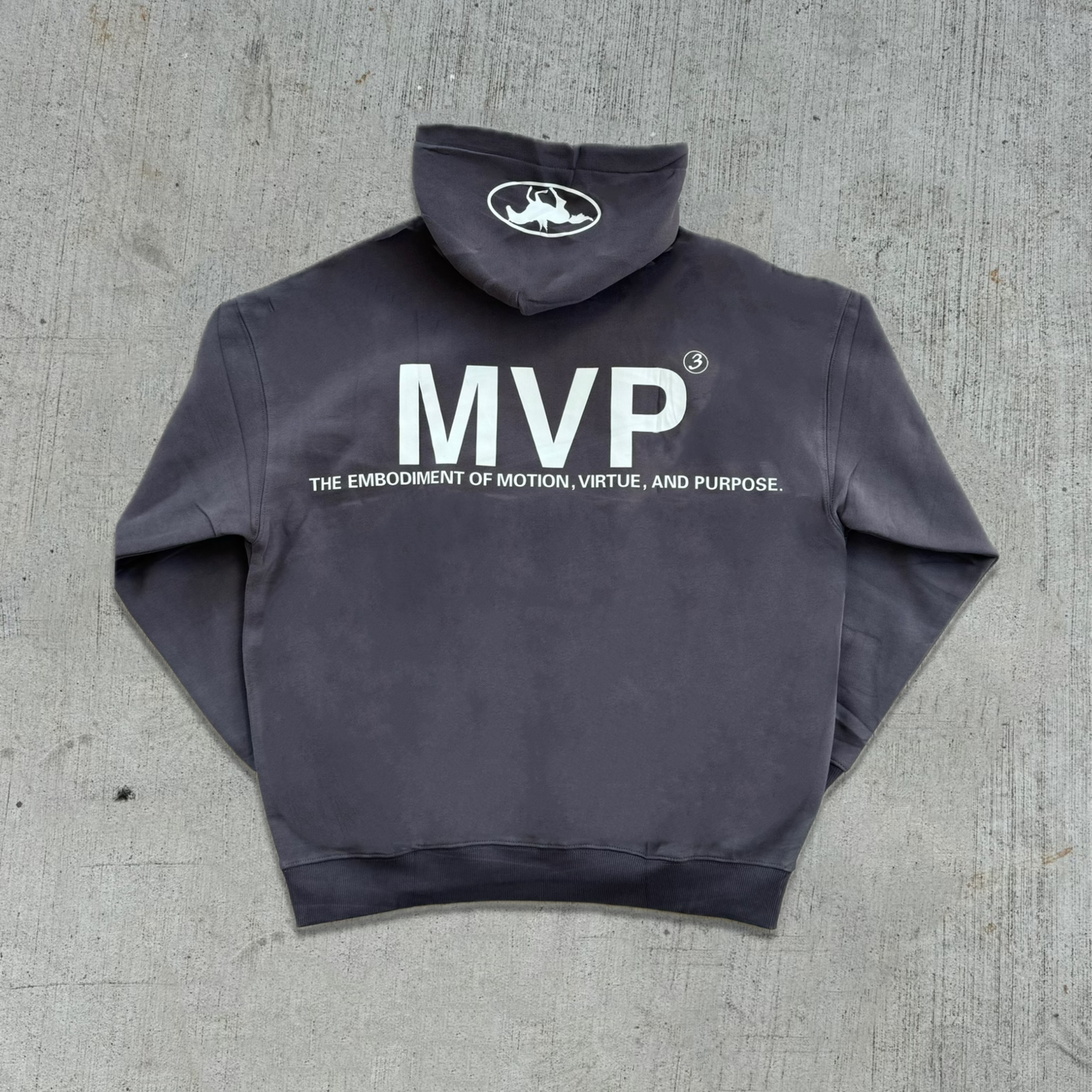 'CHARCOAL GREY' HORSEPOWER HOODIE